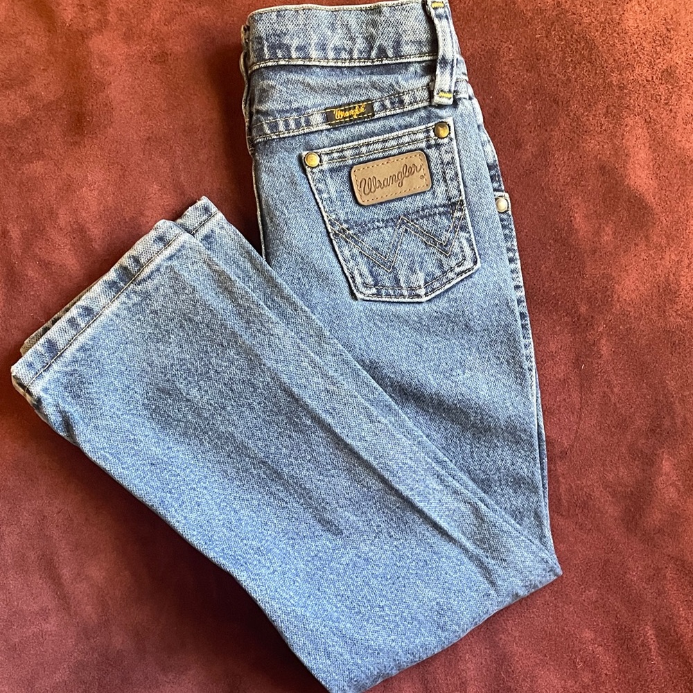 Wrangler Kids' Blue Denim Jeans. George Strait Collection.